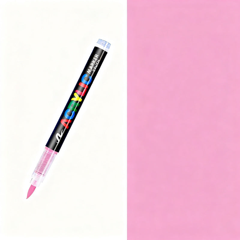 Acrylic Marker Set, 12–168 Colors, Pre-filled