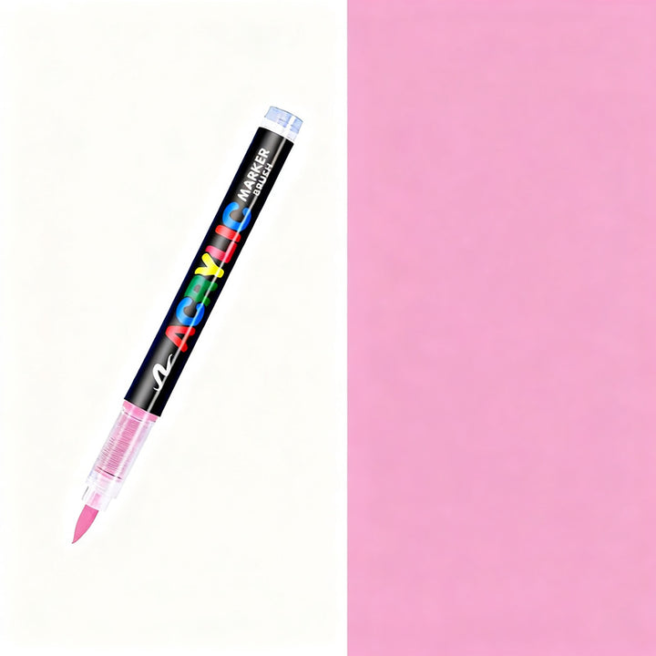 Acrylic Marker Set, 12–168 Colors, Pre-filled