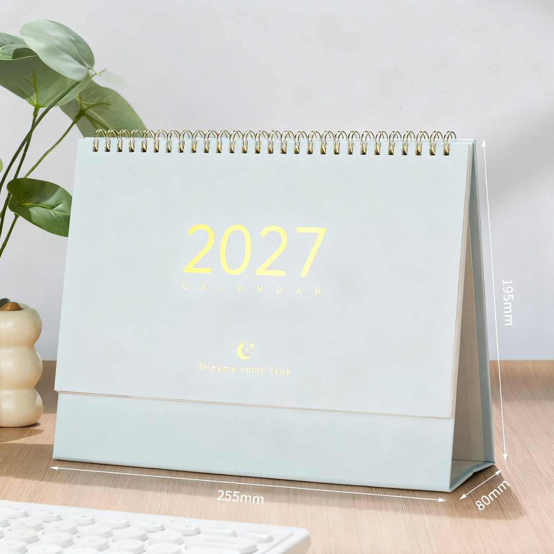 Table calendar 2027, Morandi style