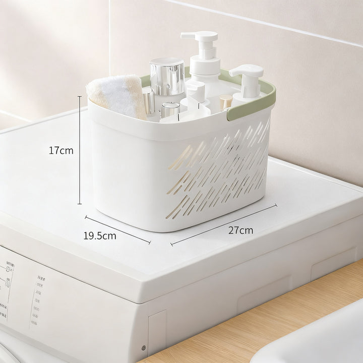 Bathroom storage basket made of PP