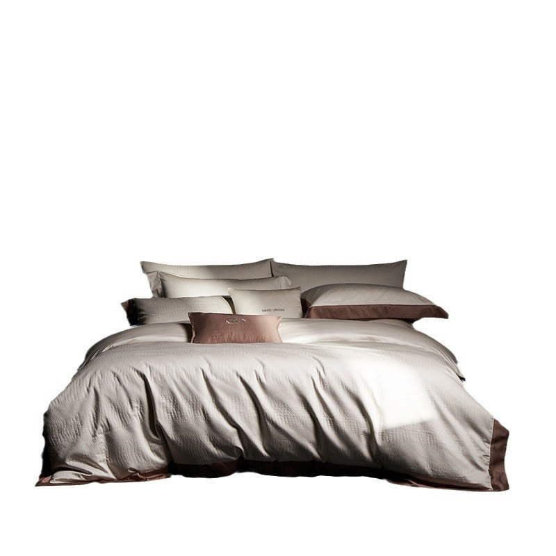 Bedding made of long-staple cotton, 4-piece