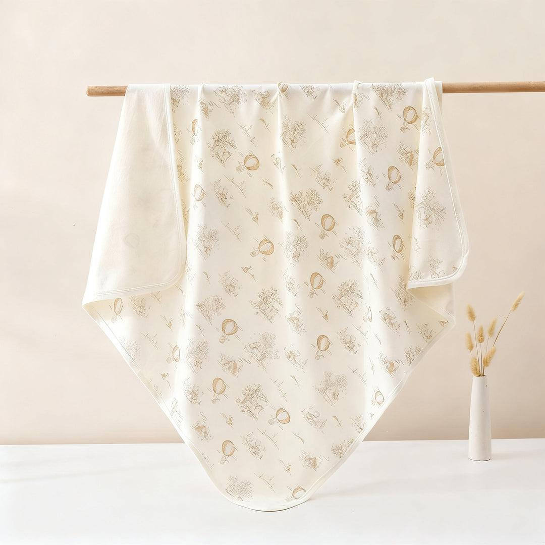 Baby changing cloth made of cotton, 90×90 cm