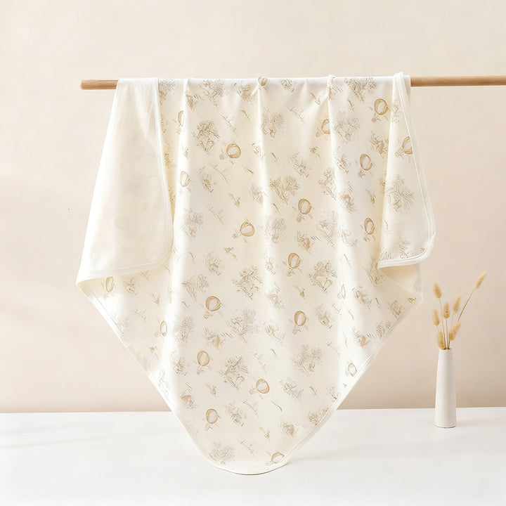Baby changing cloth made of cotton, 90×90 cm
