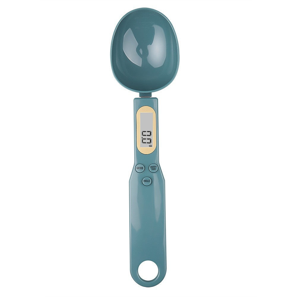 Digital kitchen scale as spoon