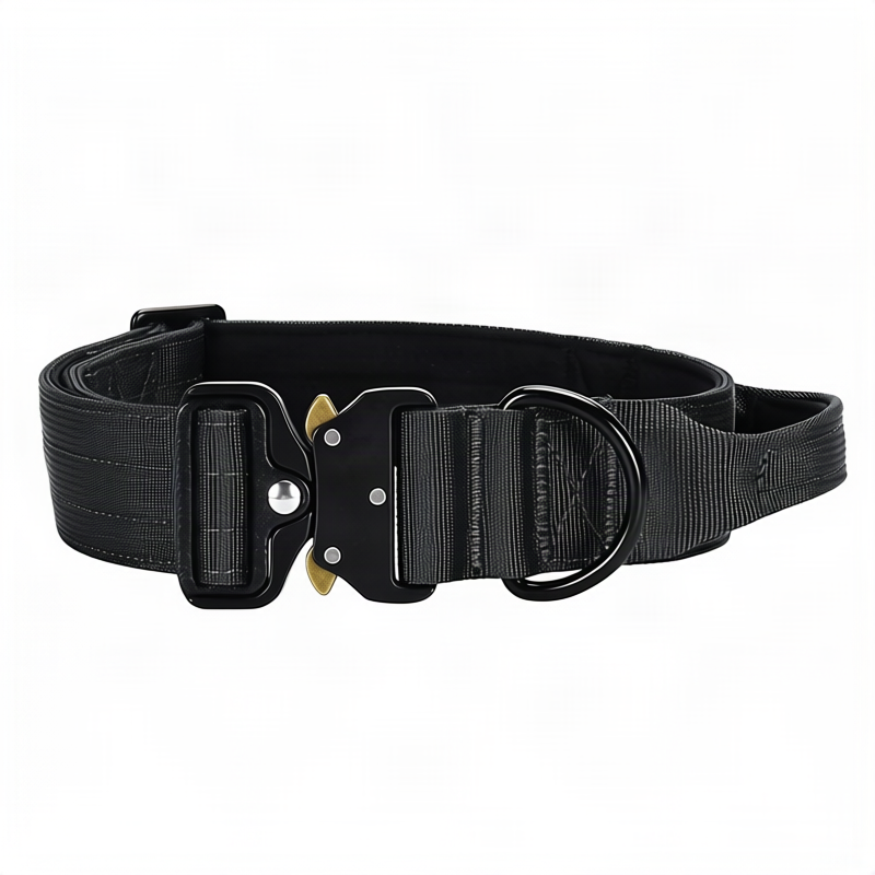 Tactical dog collar with handle