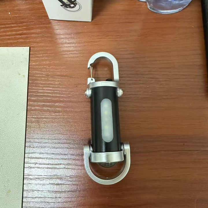 Mini flashlight with keychain, LED