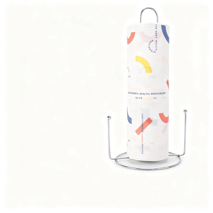 Free-standing kitchen roll holder, metal