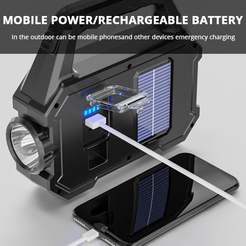 Multi-function camping light, ABS, rechargeable