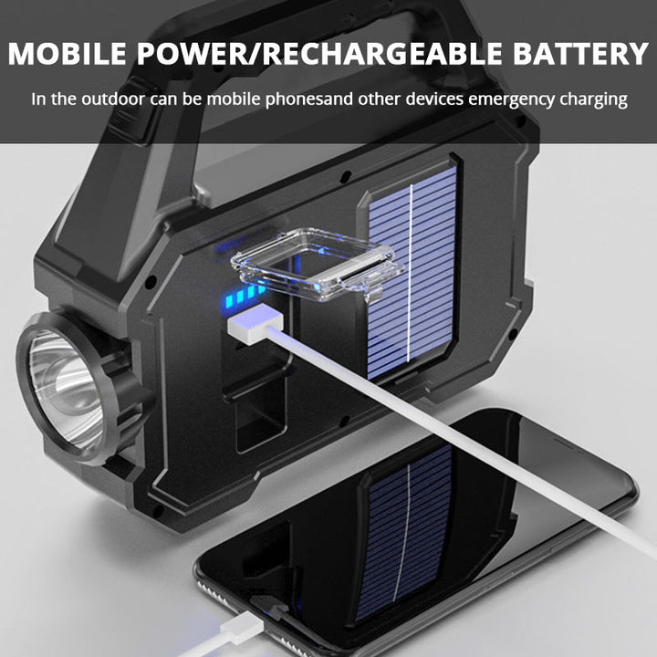 Multi-function camping light, ABS, rechargeable