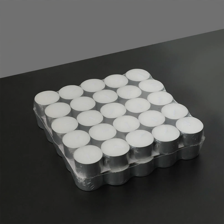 Glass candle holder five-leaf design, European style