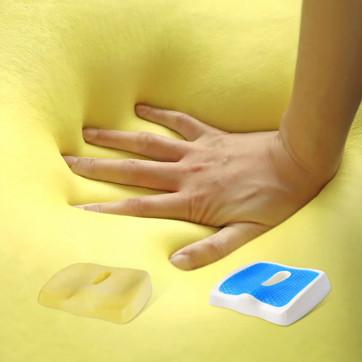 Memory foam seat cushion for office chairs