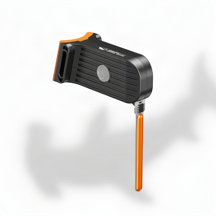 Bicycle rear light with flowing light effect, USB-C