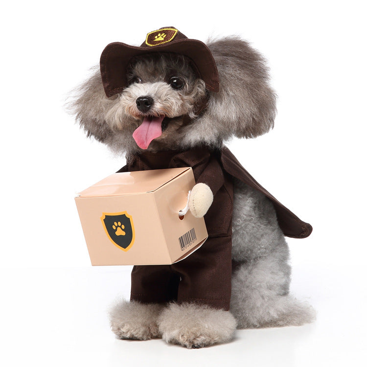 Dog clothing with costume design, polyester