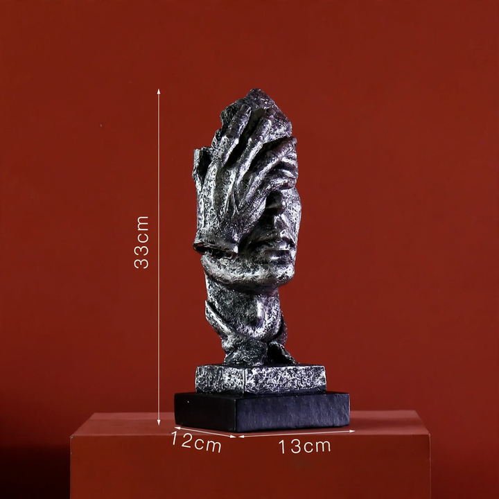 Modern art figure made of resin, decoration