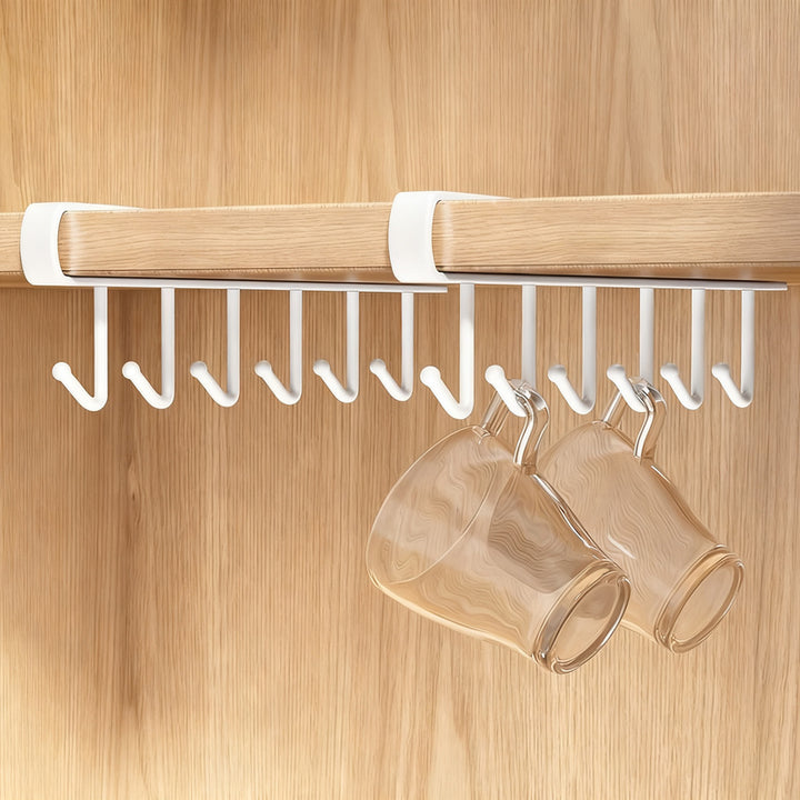 Kitchen roll holder with aluminum and walnut wood