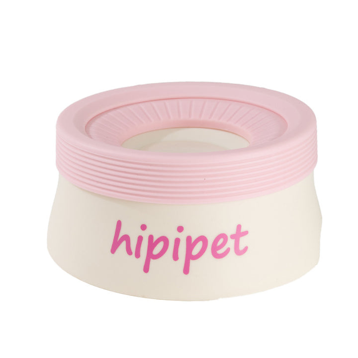 Collapsible dog bowl made of silicone