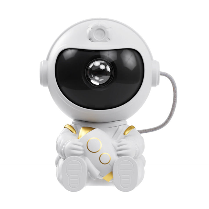 Astronaut projection light with starry sky