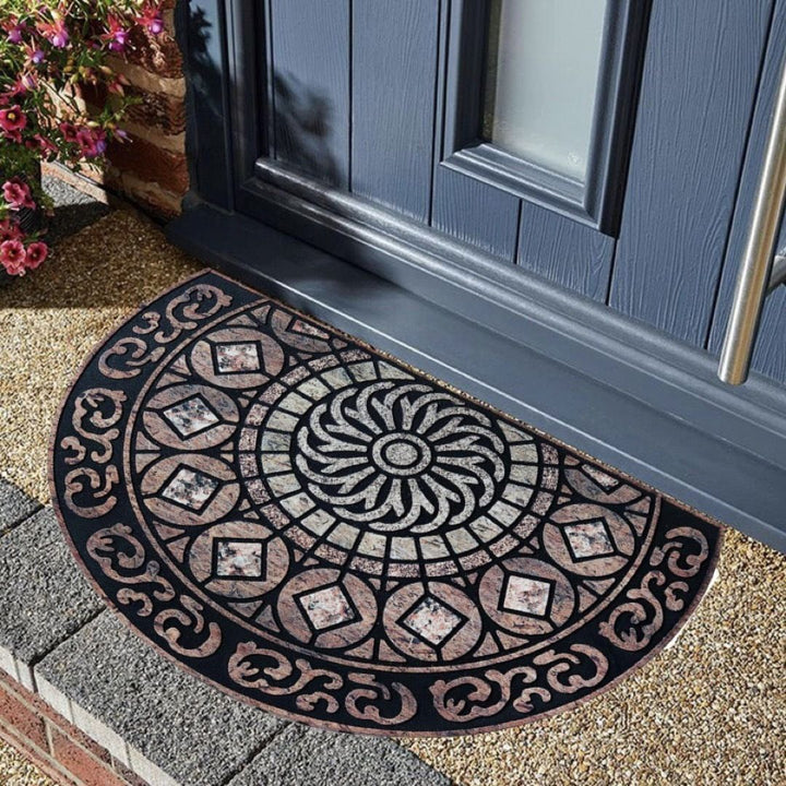 Diatomaceous earth doormat, square, non-slip