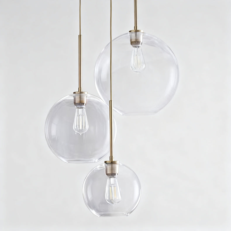 LED pendant light in industrial style, height adjustable