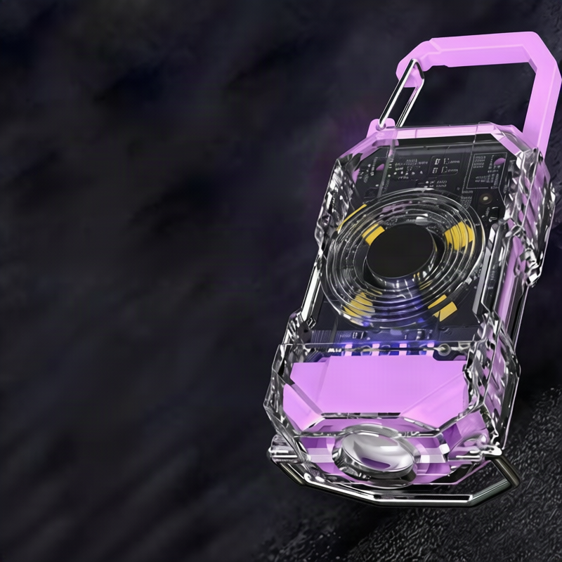 Mini flashlight with keychain, LED