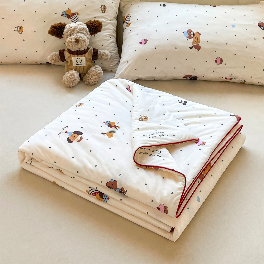 Summer blanket with cooling effect, machine washable