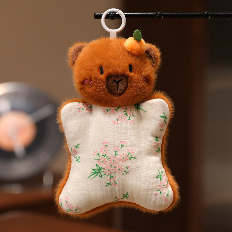 Plush calming doll, animal motifs, approx. 15 cm