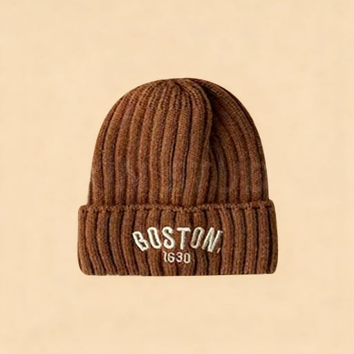 Children's hat with earflaps, knitted, warm