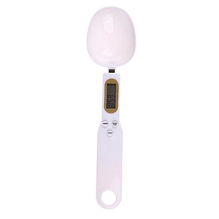 Digital kitchen scale as spoon