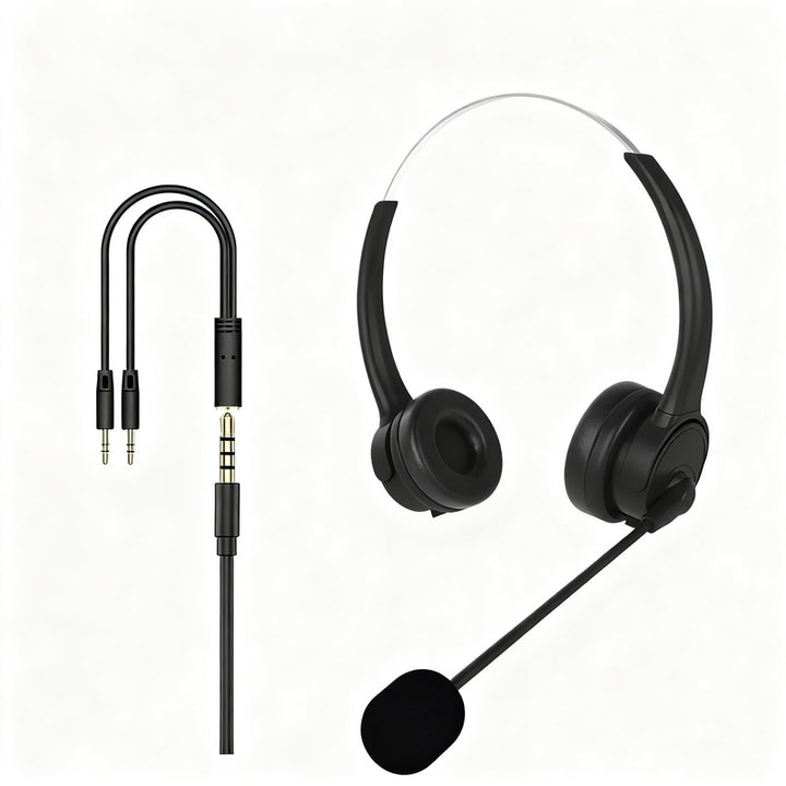 Bai'en DH800 Call Center Agent Telemarketing Outbound Customer Service Headset Computer Mobile Phone Telephone Headset