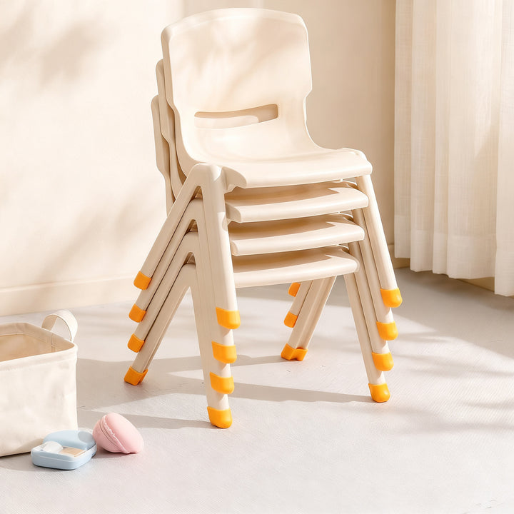 Children's chair made of ABS plastic, non-slip, stackable