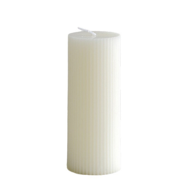 Scented candle, cylinder, handcrafted