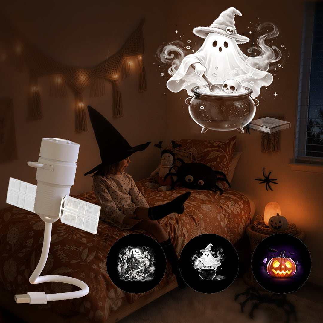 USB Starry Sky Projection Lamp with Motif Discs
