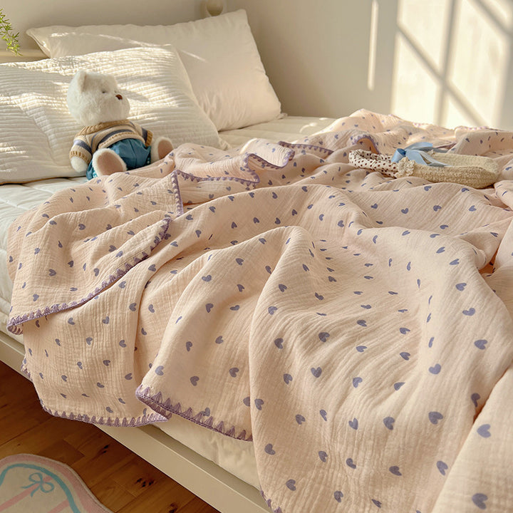 Cooling blanket made of cotton, 1000–1500 g