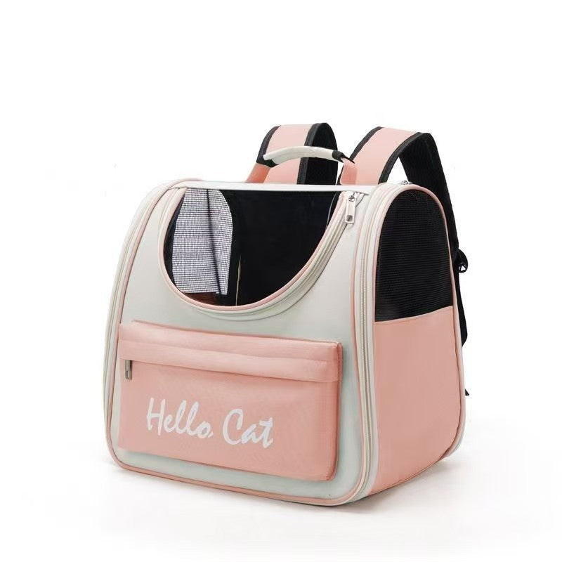 Transport backpack for dogs and cats, canvas