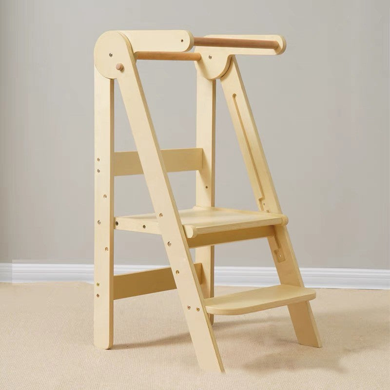 Montessori Learning Tower made of wood, foldable, 91×46×48 cm