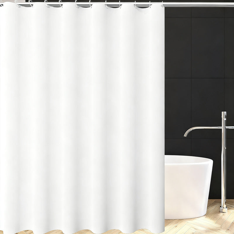 Shower curtain, PEVA, transparent, 80–120 cm
