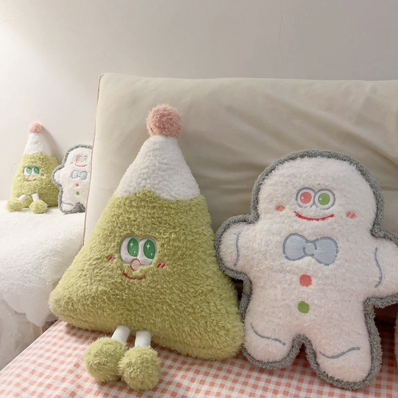 Christmas decorative cushion, plush, various motifs