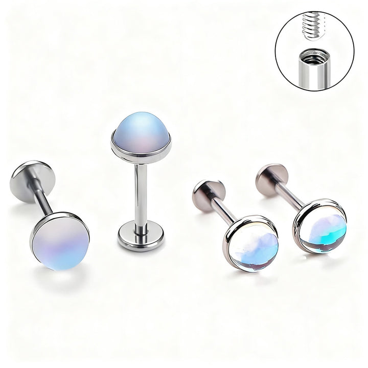 Titan Piercing bar with internal thread