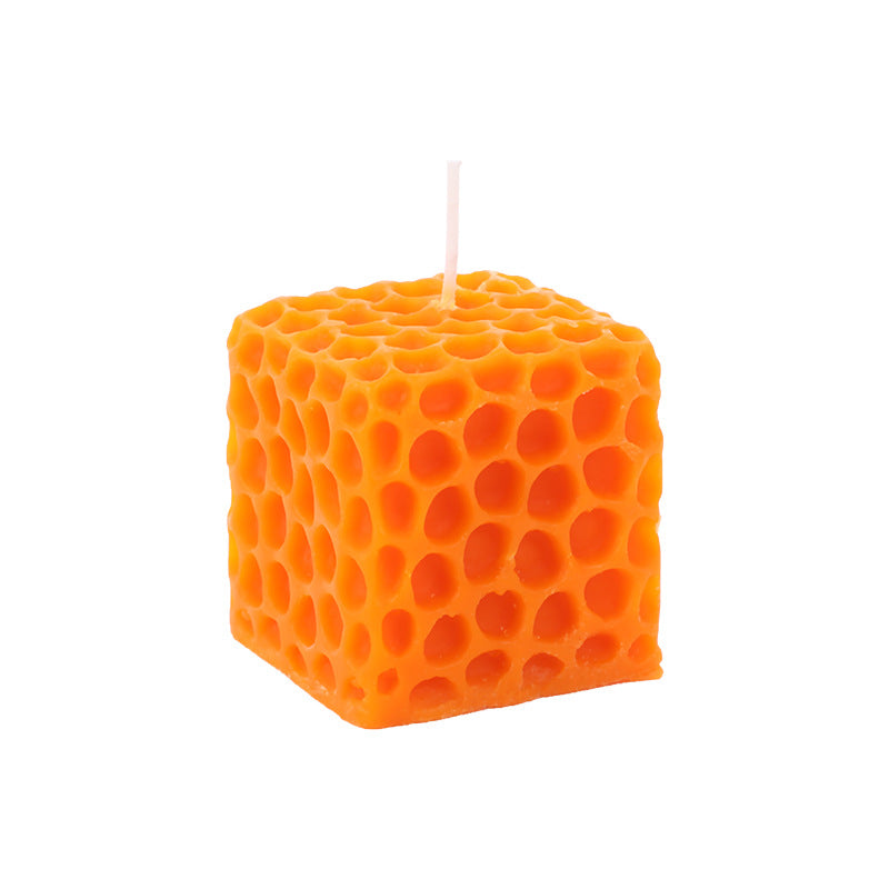 Honeycomb Pattern Fragrance Candle Made of Paraffin