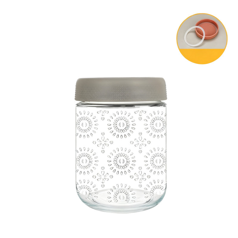Glass jar with lid, 500 ml