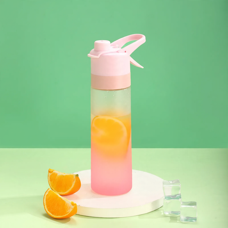 Spray bottle with straw, 650 ml, Tritan