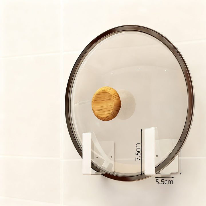 Aluminum wall shelf, drill-free, for kitchen