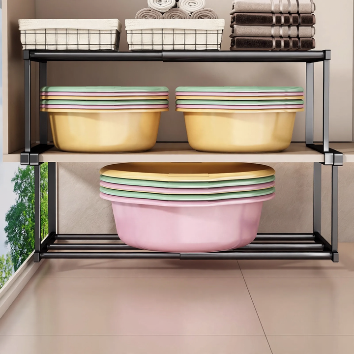 Washbasin shelf bathroom, extendable