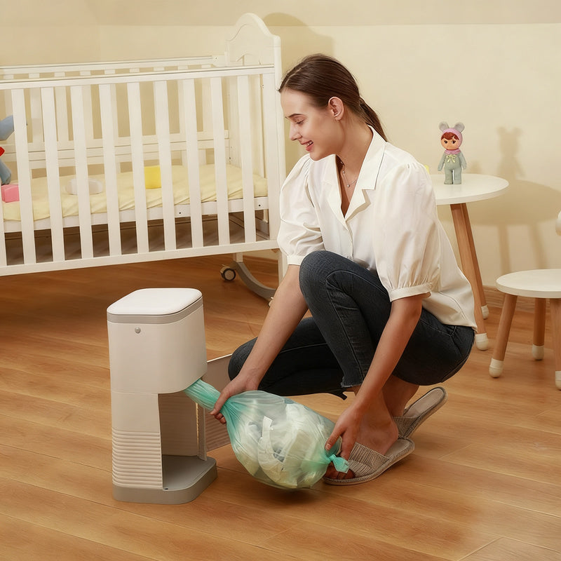 Diaper pail with lid, 12 L, odor-proof