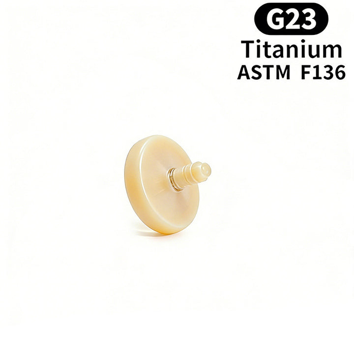 Titan Piercing bar with internal thread