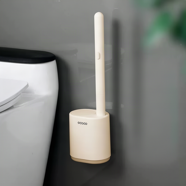 Disposable toilet brush with replacement heads