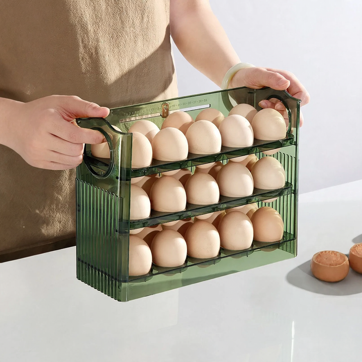 Egg box for refrigerator, plastic, 30 capacity