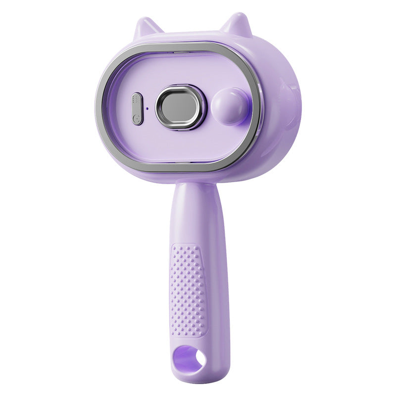 Electric massage brush with spray function