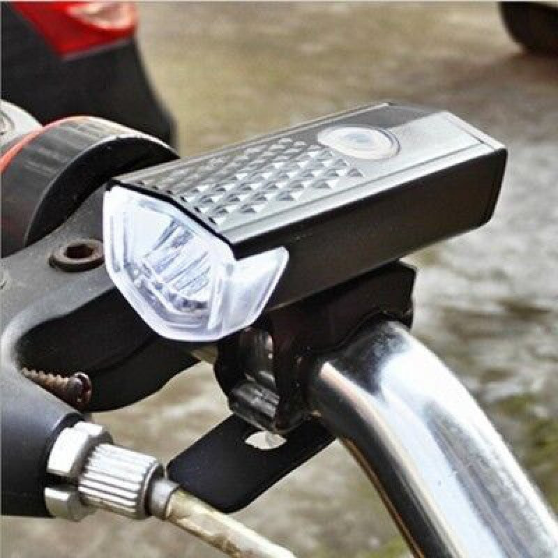 USB bicycle light with LED lighting
