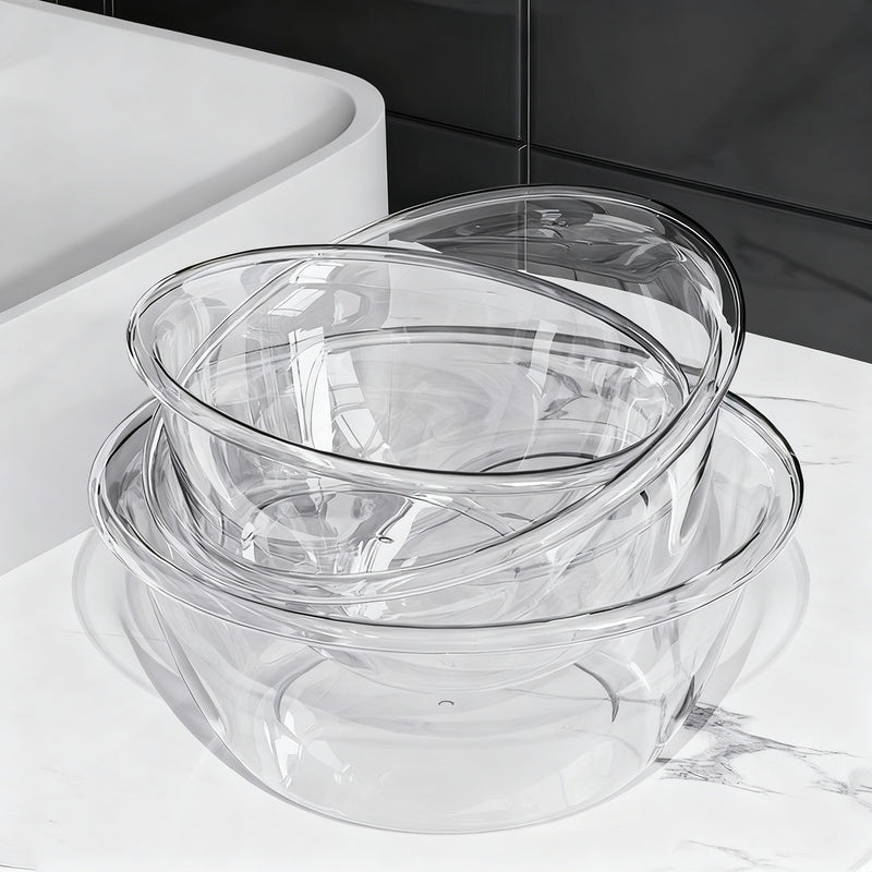 Plastic sink, transparent, robust